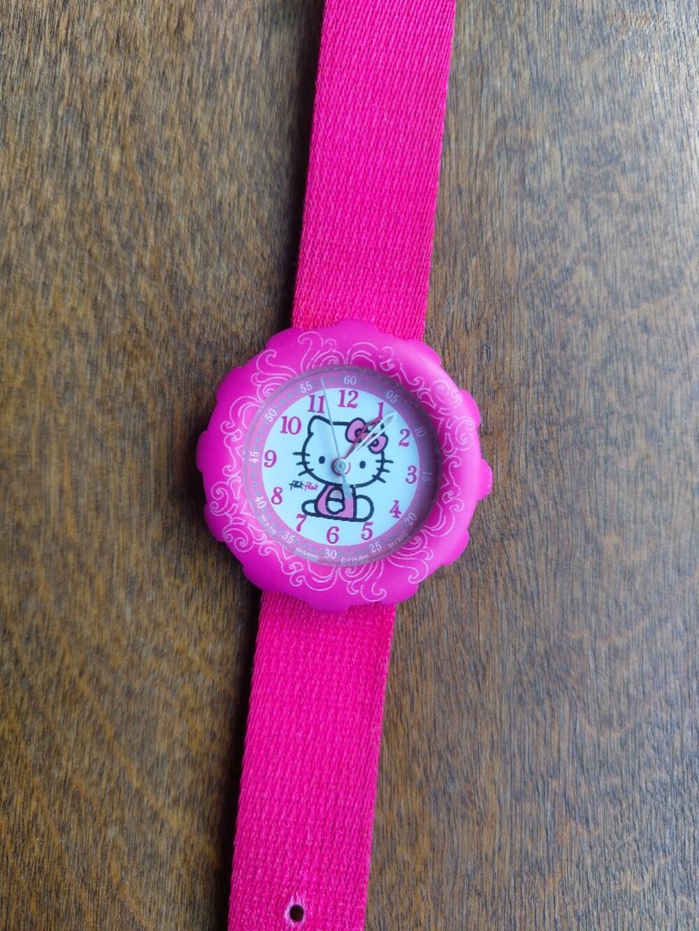 Swatch Flik Flak Hello Kitty Pink Watch